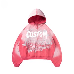 Low MOQ Zip Hoodie Cotton Polyester Blend Hoodie Full Zip Hoodie for Startup Brands and Online Sellers - Product Image 3