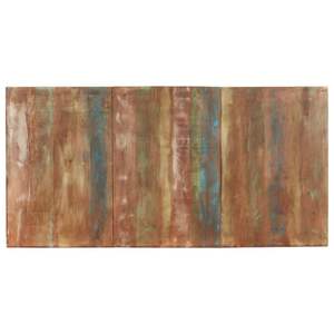 Tavolo da pranzo in legno massello di recupero multicolore 70,9x35,4x29,9 pollici - Product Image 4