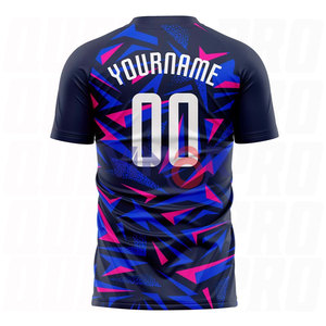 ชุดฟุตบอลคุณภาพสูง เสื้อฟุตบอล โพลีเอสเตอร์ 100% ระบายอากาศได้ดี ออกแบบลายตามสั่ง ชุดทีม ผลิตจากโรงงาน - Product Image 2