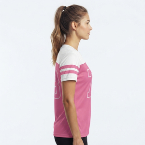 เสื้อฟุตบอลแบบอเมริกันสำหรับผู้หญิงเสื้อฟุตบอลแบบสั่งตัด - Product Image 3
