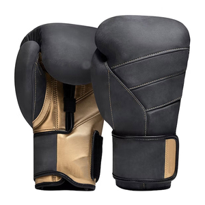 Guantes de Boxeo Profesionales de Cuero Impermeables con Estampado de León, Transpirables, de Secado Rápido, con Correa de Muñeca Ajustable, Personalizados para Entrenamiento con Saco de Boxeo - Product Image 1