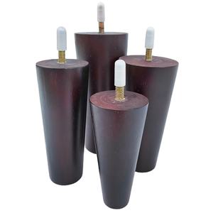 High Quality Solid Wood Turning Sofa Feet - Durable Natural Wood Grain Furniture <b>Legs</b> <b>for</b> Home Renovation & Custom Sofa - Product Image 1