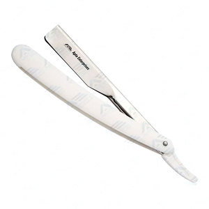 Herramienta de Salón de Diseño Innovador para Cortes de Cabello de Precisión, Afeitado y Cuidado Personal, Navaja de Barbero Profesional Reutilizable de Una Sola Hoja - Product Image 1