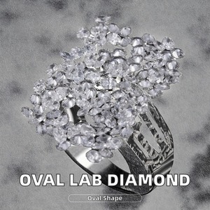 Diamantes Cultivados en Laboratorio HPHT de Corte Ovalado de 2x3mm a 5x7mm, Certificados por IGI, Piedras Sueltas para Anillos de Compromiso y Joyería, DVINS JEWELS - Product Image 4