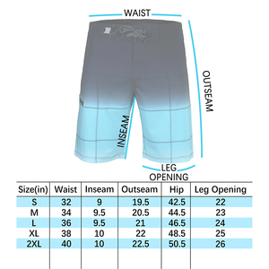กางเกงว่ายน้ำชายแบบสั่งทำ เอวยางยืด สวมใส่สบาย เหมาะสำหรับเล่นกีฬาชายหาด ทำจากโพลีเอสเตอร์ 100% แห้งเร็ว ระบายอากาศได้ดี ความยาวระดับเข่า - Product Image 6