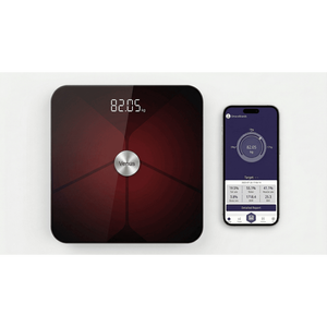 Balance connectée Bluetooth noire, mesure du IMC et de la graisse corporelle, haute précision, capacité 180 kg - Product Image 5