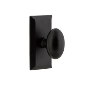 Poignée de porte artisanale en fer métallique finition noire pour portes, fenêtres, portails et armoires de maison et d'hôtel – Quincaillerie et outils - Product Image 1