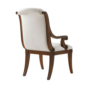 Fauteuil d'appoint de style provincial français haut de gamme, structure en bois massif, fauteuil rembourré pour la maison, l'hôtel et l'intérieur - Product Image 2