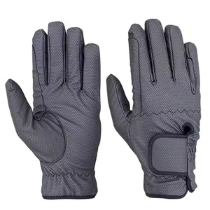 Manufactures <b>Equestrian</b> Horse Riding Gloves for Unisex Solid Color Best Material Horse Riding Gloves Leather riding gloves - Product Image 4