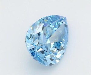 Diamantes Sueltos CVD con Certificación IGI, Corte Pera, Color Azul Intenso Único, de 1 a 5 Quilates, Cultivados en Laboratorio HPHT, Claridad VS1, para Joyería - Product Image 2