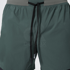 Custom Style Printed Logo Fitness Clothing Mesh Anti-Bacterial Sweat-Wicking Stretch Gym Wear Running Double <b>Layer</b> Shorts - Product Image 6