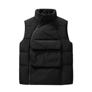 Venta al por mayor de chalecos cálidos de forro polar, chalecos de burbujas de moda sin mangas, chaquetas acolchadas antiarrugas personalizadas, chalecos acolchados OEM - Product Image 4