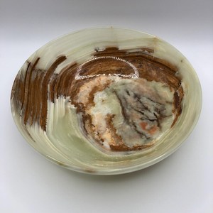 Centre de table en onyx, artisanal haut de gamme, accessoire décoratif en onyx, centre de table en marbre poli de luxe, prix de gros - Product Image 3