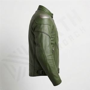 Chaqueta de Motociclista de Cuero Genuino para Hombre de la Mejor Calidad, Nueva Colección de Invierno, Chaquetas de Motocicleta con Protecciones Desmontables Personalizadas - Product Image 3