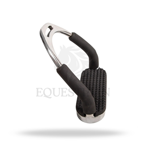 Estribos de acero inoxidable articulados de 4.75 pulgadas para equitación inglesa. - Product Image 4