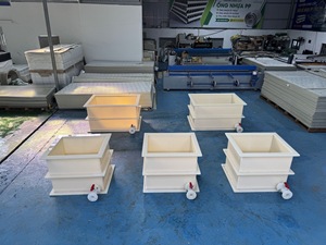 Conception personnalisée Capacité sur mesure Réservoir sous pression en PVDF Plastique Produits chimiques Eau Huile Carburant Vietnam Réservoir en plastique PVDF - Product Image 5