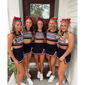 Women's 2025 Latest Design Custom Printed <b>Cheerleader</b> Uniforms High Quality Wholesale - Product Image 2