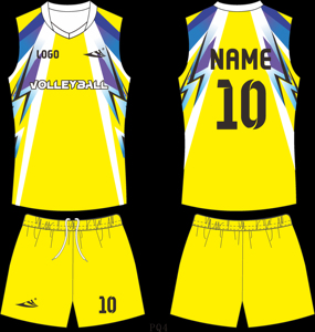 Tenue de volley-ball haute performance personnalisable avec logo d'équipe, maillot et short respirants pour les matchs. - Product Image 3