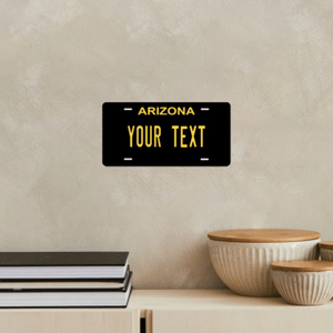 Plaque d'immatriculation métallique personnalisable CIFbuy Florida Sunshine State, design unique, texte personnalisé, TikTok pour Temu Pick Plate - Product Image 5