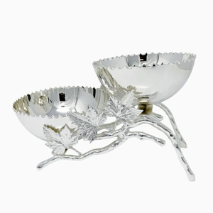 Bol de luxe élégant et brillant en argent poli, idéal pour la maison, comme centre de table, pour servir les aliments, ustensiles de cuisine, articles de table. - Product Image 5