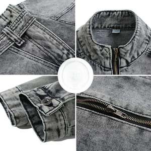 LUXE ATTIRE INDUSTRY Chaquetas Vaqueras para Hombre, Precio Económico, Venta al por Mayor, Jeans Azules Casuales para Hombre, Algodón, Moda Otoño, Estilo Vintage - Product Image 6