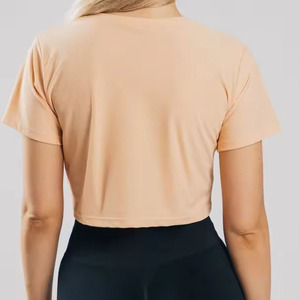 T-shirts courts écologiques pour adultes et jeunes filles, collection été 2026, best-sellers, vêtements de sport fiables - Product Image 2