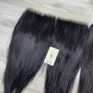 Cheveux vierges vietnamiens de haute qualité, mèches à petits nœuds, extensions de tissage, closure en dentelle HD, cheveux humains du Vietnam - Product Image 3