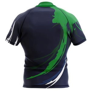 Breathable Cotton Rugby Jersey <b>Polo</b> Fit with Rugby Uniform Set for Team Sports Team Wear Rugby Jersey - Product Image 2