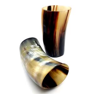 Jarra de Cuerno de Buey Auténtico Hecha a Mano, Pulida, Natural, Ecológica, Única, con Logotipo Personalizado - Product Image 5