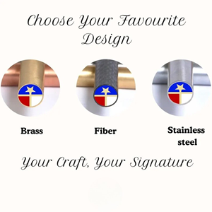 Tubo de mosaico de latón con diseño de estrella cruzada OEM, de grado industrial premium, para mango decorativo hecho a mano, para exteriores - Product Image 2