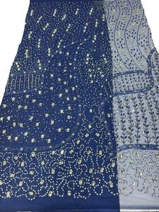 Tissu en dentelle à paillettes de strass, écologique, de haute qualité, non tissé, poids moyen, couleur personnalisée, COLLECTION A.K.TRENDY - Product Image 2