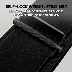 Ceinture de musculation en néoprène réglable et respirante pour l'entraînement en force, unisexe, avec fermeture auto-agrippante (Velcro) - Product Image 6