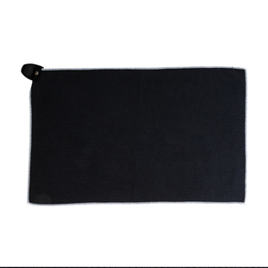 Serviettes de golf en tissu doux fabriquées en usine, en gros, avec logo personnalisé, serviettes de sport de luxe douces, faible MOQ. - Product Image 3