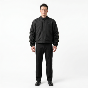 Chaqueta de Motociclista Urbana Premium de Pana Impermeable con Forro de PU, Estilo Techwear Blindado, Talla Grande para Hombre, Ropa Personalizada OEM - Product Image 1
