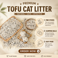 Litière pour chat en tofu biodégradable OEM, personnalisable avec logo, emballage marque privée pour commandes en gros, distributeurs et magasins d'animaux