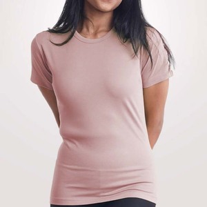 Camiseta de Manga Corta para Mujer, Poliéster/Algodón, Cuello Redondo, Ecológica, Personalizable, Informal, Verano, con Diseño de Logotipo Impreso - Product Image 5