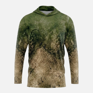UPF 50+ Fishing Shirt Long Sleeve Hooded <b>UV</b> <b>Protection</b> Quick Dry Breathable Moisture Wicking Fishing <b>Hoodie</b> Custom OEM/ODM - Product Image 1