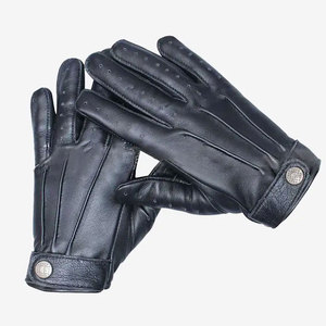 Leather <b>Gloves</b> Wrist Length Unlined Breathable Plain Style for Daily Use Winter Warmth Professional Classic Look <b>Gloves</b> - Product Image 6