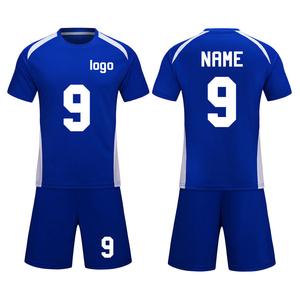 Conjuntos de Uniformes de Fútbol para Adultos de Manga Corta con Cuello Redondo, Transpirables, de Secado Rápido y Estampados por Transferencia de Calor de Alta Calidad - Product Image 1