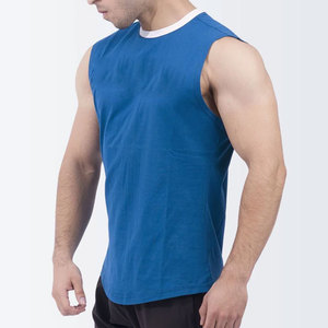 เสื้อกล้ามทรงสลิมฟิตสำหรับผู้ชาย รุ่น OEM 2026 ดีไซน์ใหม่ คอวี ตัดเย็บแบบโค้งมน  ผ้าคอตตอนเจอร์ซีย์  คอเสื้อแบบสั่งทำพิเศษ - Product Image 6