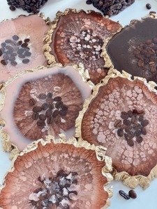 Hot Selling On Agate Natural Crystal <b>Coaster</b> Set Polished Stone <b>Drink</b> <b>Coasters</b> for Home Decoration On Sale - Product Image 6