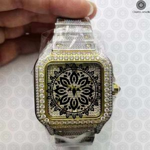 Reloj Charm Jewells para Hombre con Caja de Acero Inoxidable de 40 mm, Detalles de Diamantes, Botón de Presión, Cierre Oculto, Analógico Mecánico, 10 Bar - Product Image 3