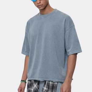 T-shirt pour homme 100% coton, qualité luxe, coupe ample, épaules tombantes, design personnalisé, streetwear, impression vintage, t-shirts pour homme - Product Image 1