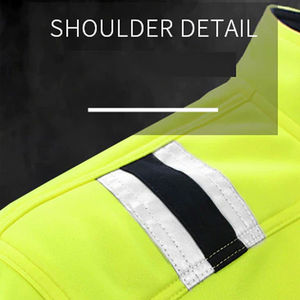 High Visibility Safety <b>Jacket</b> Reflective Workwear Construction Site <b>Worker</b> Protective Safety Clothing Reflective Safety <b>Jacket</b> - Product Image 5