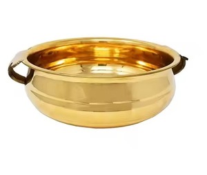 Premium <b>Temple</b> Metal Urli Bowl Traditional Design Spiritual Style Flower Diya Decor - Product Image 5