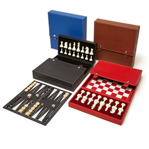 Game Chess Board <b>Backgammons</b> Board Game <b>Set</b> Leather Case Portable Travel Strategy <b>Backgammons</b> Game <b>Set</b> - Product Image 1