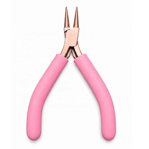 Pince à bec rond en or avec poignées lavande - Product Image 3
