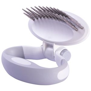 Dual Rowed Gyrater Swivel Travel Pet <b>Rake</b> for <b>Undercoat</b> Grooming - Product Image 1