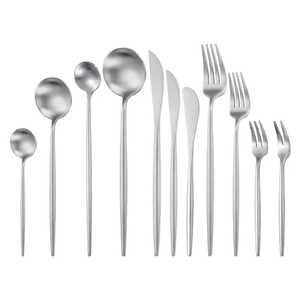 Ensemble de couverts de luxe en acier inoxydable doré, cuillère, fourchette, couteau, vaisselle moderne, vaisselle de table, ensemble de restaurant - Product Image 6