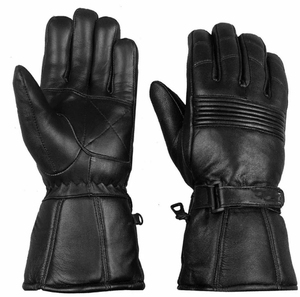 Gants de moto en cuir légers, compatibles écran tactile, respirants, antidérapants, anti-chute, avec fermeture auto-agrippante, pour la pêche et les activités de plein air - Product Image 1